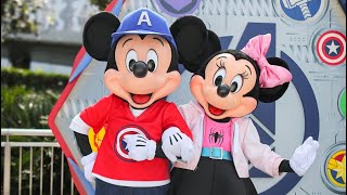 Mickey's super hero celebration 2024 in Shanghai Disneyland