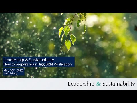 How to prepare for the Higg BRM Verification