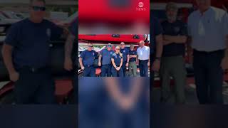 Off-duty firefighter's life-saving action