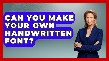Can You Make Your Own Handwritten Font? - Graphic Design Nerd