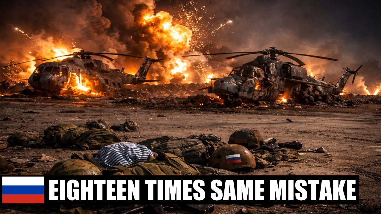 CHORNOBAYIVKA Insanity RUSSIANS Attacked Same Airfield 18 Times – Lost 200+ Vehicles At One Location