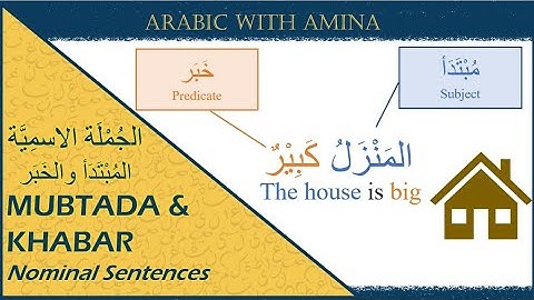 Mubtada & Khabar | Basic Nominal Sentence Structure in Arabic