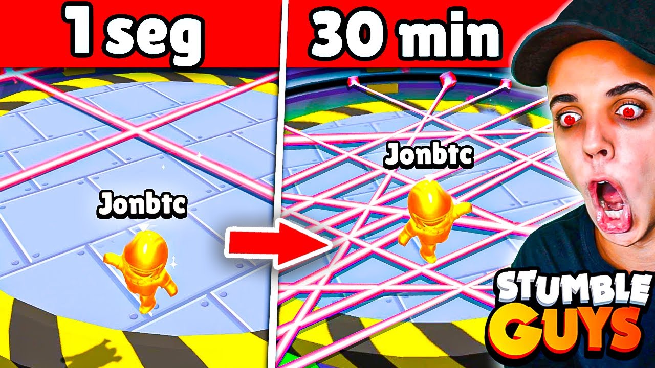 Stumber *1 SEGUNDO vs 30 MINUTOS* en los MEJORES MAPAS de STUMBLE GUYS! 😨 ...