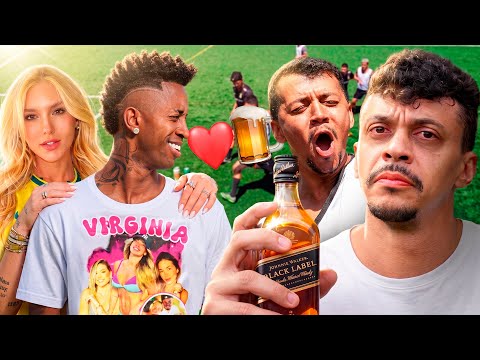 VINI JR abriu o jogo sobre VIRGÍNIA na COPA CIRROSE dos SÓSIAS 😂⚽️