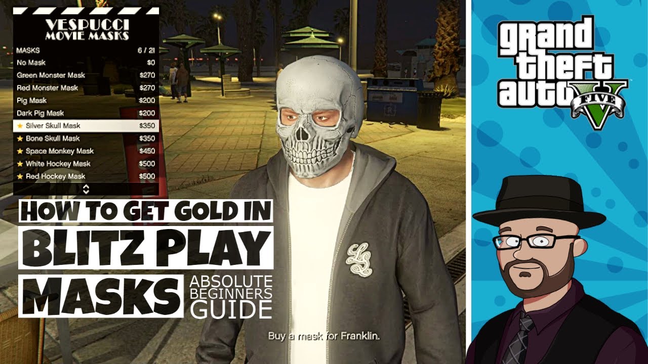 Get Gold in GTA 5 Blitz Play Masks Walkthrough | GTA5