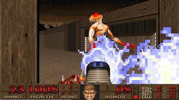 Doom Vigor (2022) MAP04: "Atrium" UV Max Speedrun 0:58 100% Kills 100% Secrets