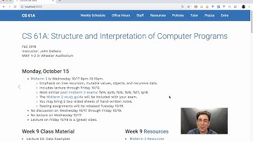 61A Fall 2018 Lecture 23 Video 1