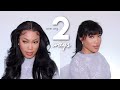 How To Apply Lace Wig EASY! CURTAIN BANGS FOR BEGINNERS #hairstyle