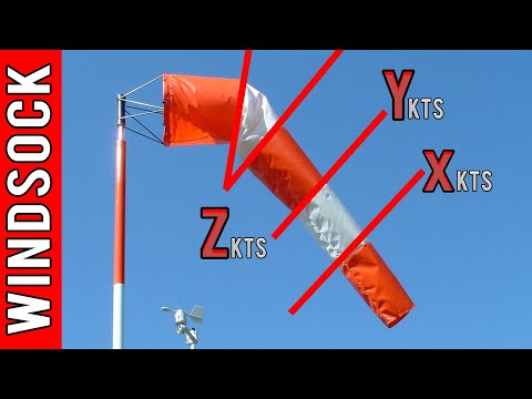 Como funciona un WINDSOCK? - Como LEERLO y ¿Para que sirve? - KSGAviation