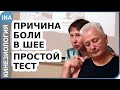 Причина боли в шее. Простой тест. Прикладная кинезиология. Проф. Л.Ф.Васильева