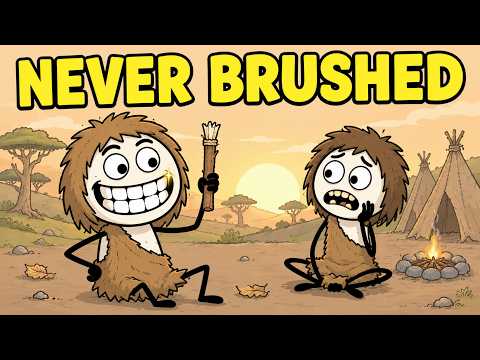 How did ancient humans brush their teeth?