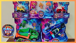 Unboxing Paw Patrol The Mighty Movie Collection │ Chase Cruiser and Rocky Recycle Truck ASMR Review