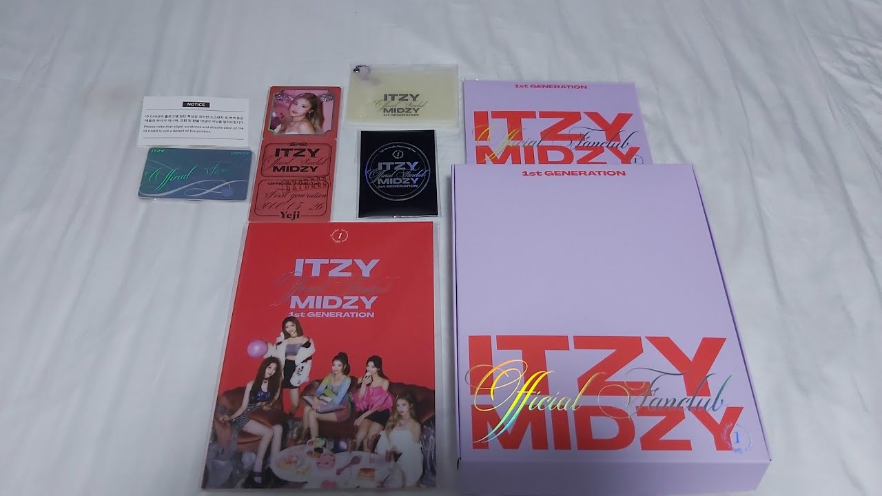 ☆ITZY☆MIDZY 1ST GENERATION KIT☆ ☆Unboxing itzy Midzy Official Fanclub Membership Kit(1st