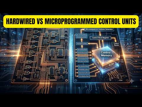 Hardwired vs Microprogrammed Control Unit Differences
