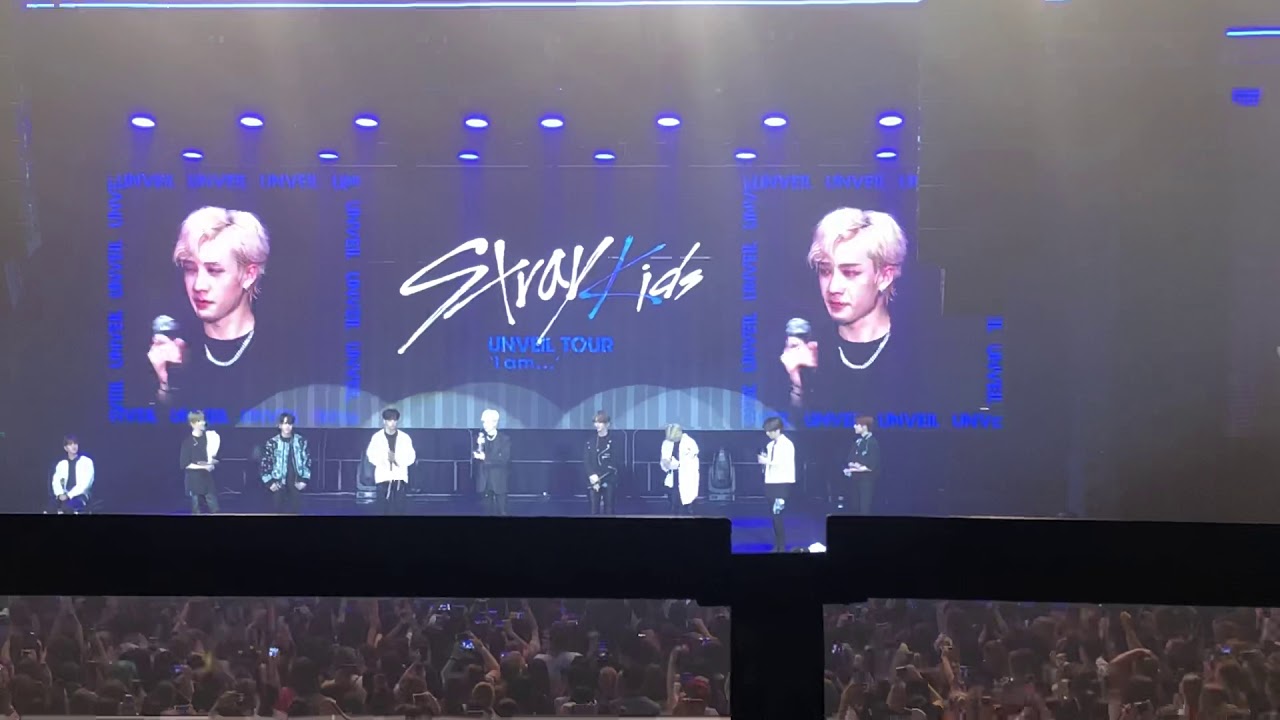 20190224 Stray Kids Unveil Sydney - Chan’s ending ment