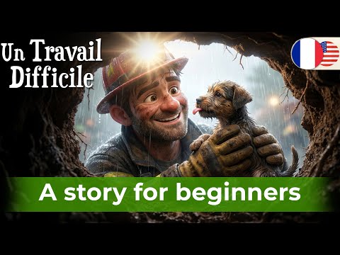 Learn French With Easy Story For Beginners Un Travail Difficile A1 A2 