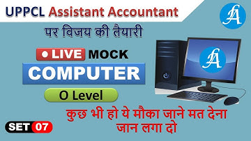 #Computer_O_Level MCQ Set - 7 ||  #UPPCL Assistant Accountant || By Vikash Anand @Lakshya Academy