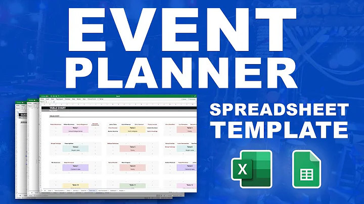 Event planner template in Microsoft Excel