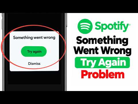Fix Spotify Login Something went wrong try Again problem Today