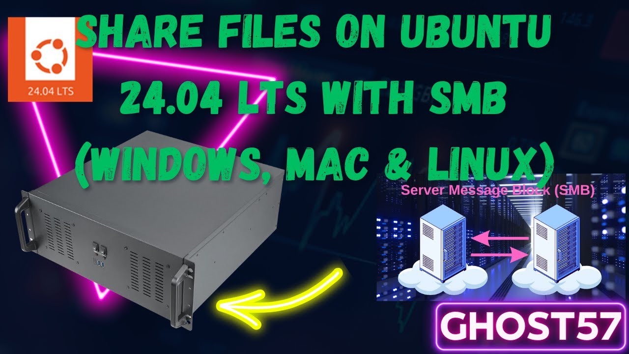 Обмен файлами в Ubuntu 24.04 LTS с помощью SMB (Windows, Mac и Linux)