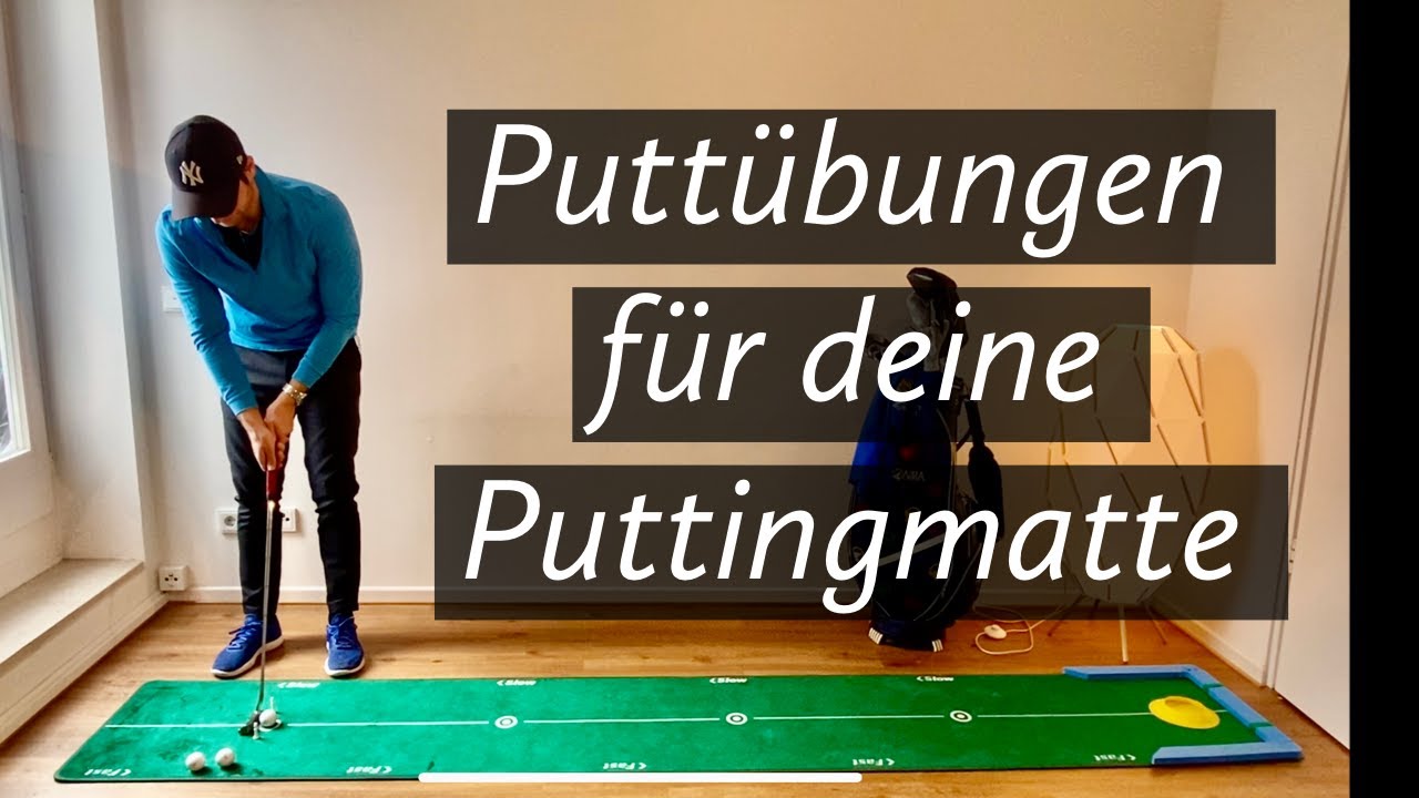 3 Übungen für deine Puttmatte I Putten üben von zu Hause