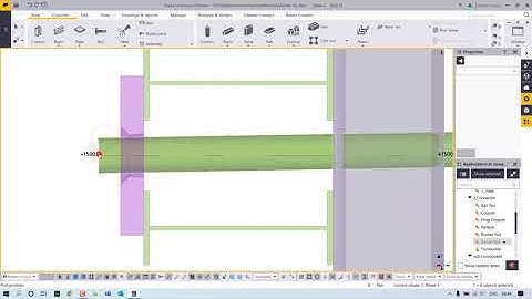 Dextra Marine Tie Bars for Tekla