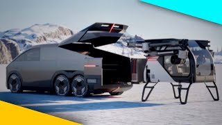 π°οΈ The Future of Mobility: XPeng's 6-Wheeled Cybertruck SUV and Flying eVTOL Concept!