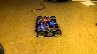 First Test of the Buggy Robot