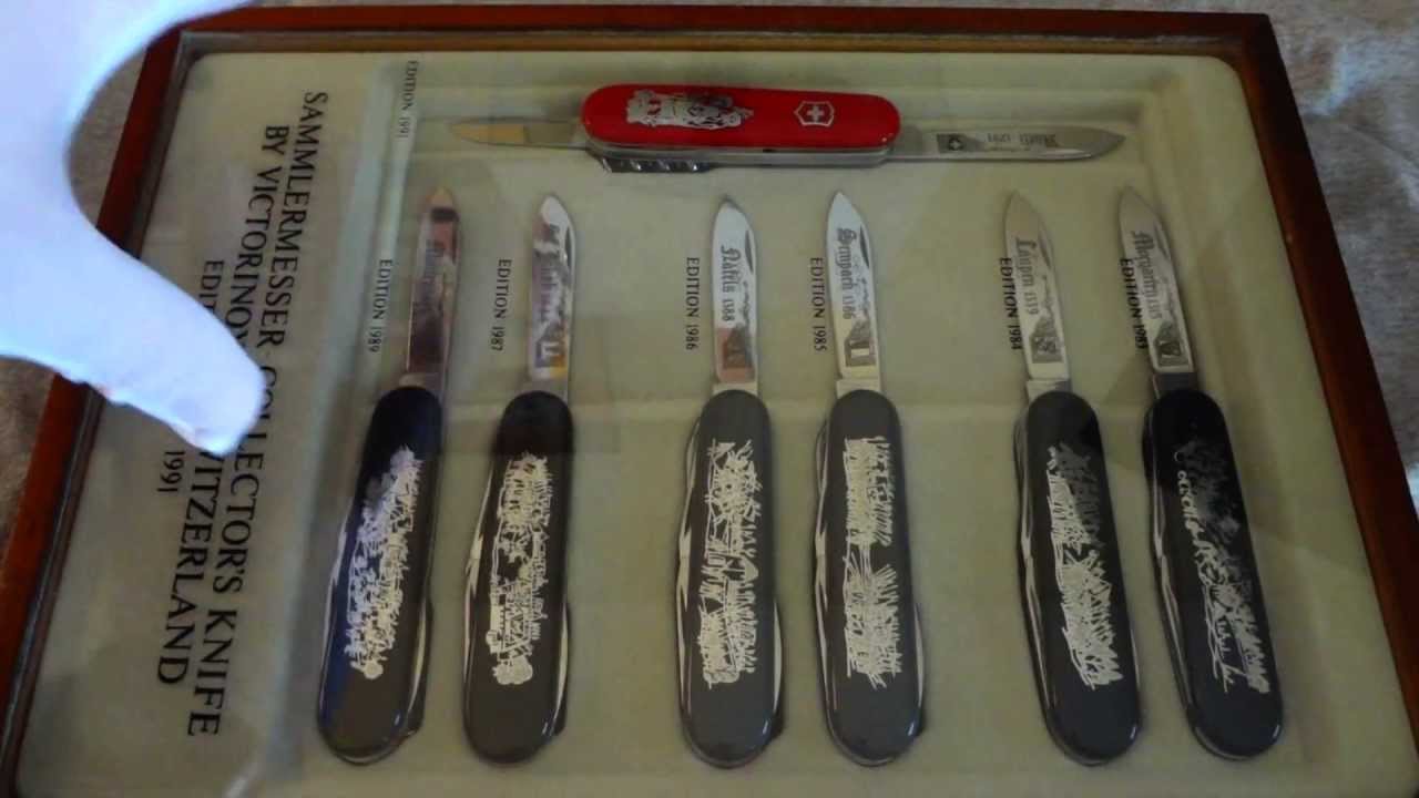 VICTORINOX ビクトリノックス1983 コレクターズナイフ　共箱 Victorinox Sammlermesser Knife Collection 1983 - 1991 - YouTube