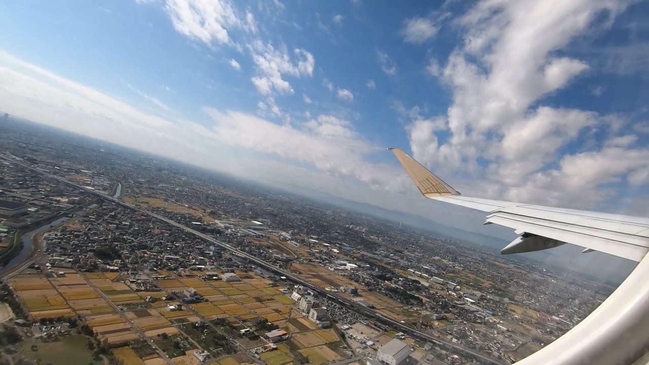 名古屋上空をぐるっと遊覧！FDA×メイキャンコラボフライト（2021.10.30）【Beyond the Window   機窓からの風景 】