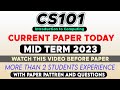 CS101 Midterm currently paper 2023 | The Merciful Academy
