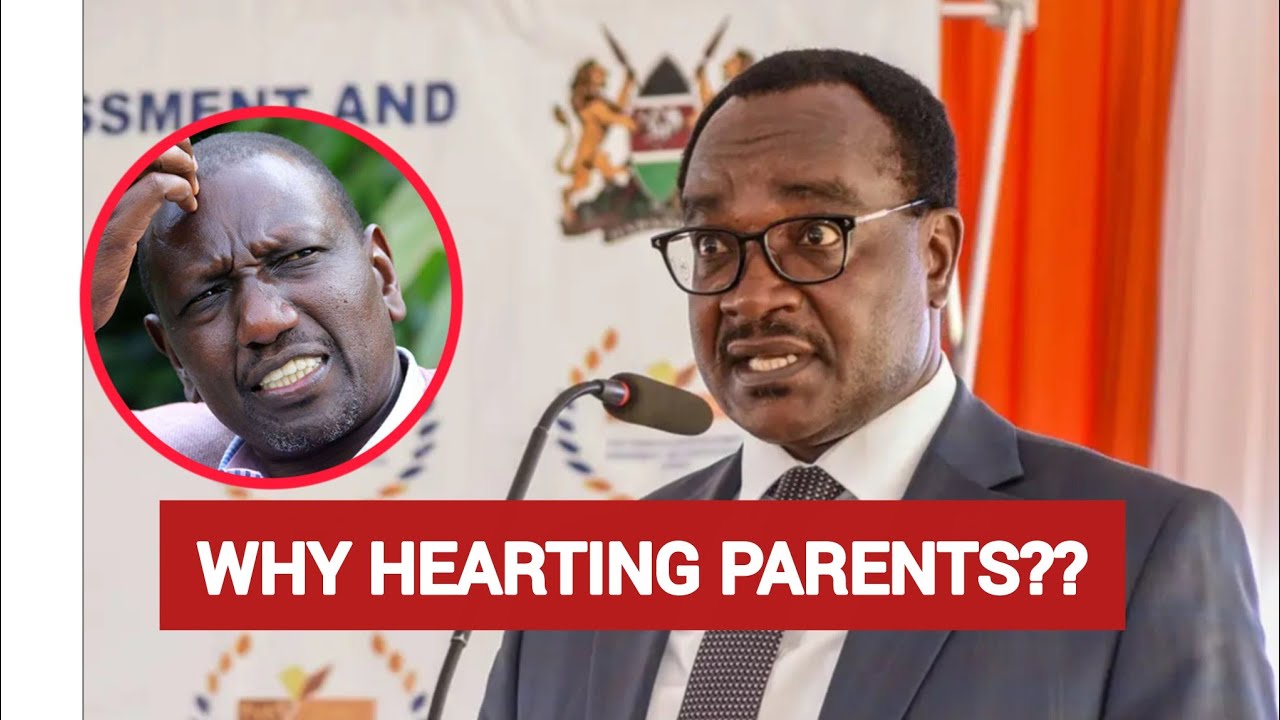 CS FOR EDUCATION ANNOUNCES KNEC RESULTS AS PRESIDENT RUTO SETED ...