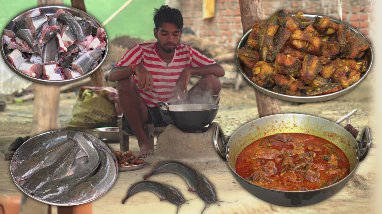 मांगुर मछली की रेसिपी गांव में कैसे बनाएं जाते हैं/How To Cooking Village Style Mangur Fish Recipe