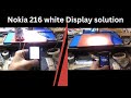 Nokia 216 white display solutions