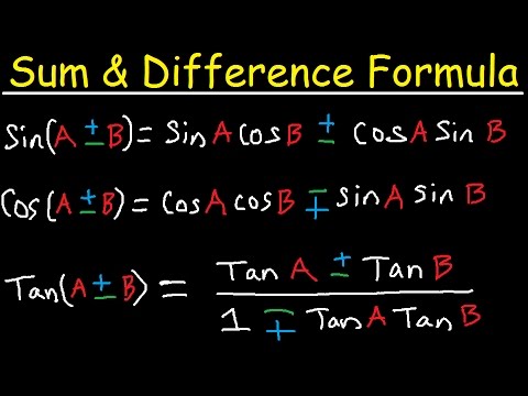 Video: Ano ang angle sum identity?