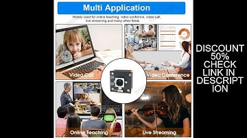 IMX766 50MP HD USB Webcam Camera Module PDAF 4K High Speed Auto Focus for Conference Live Streaming