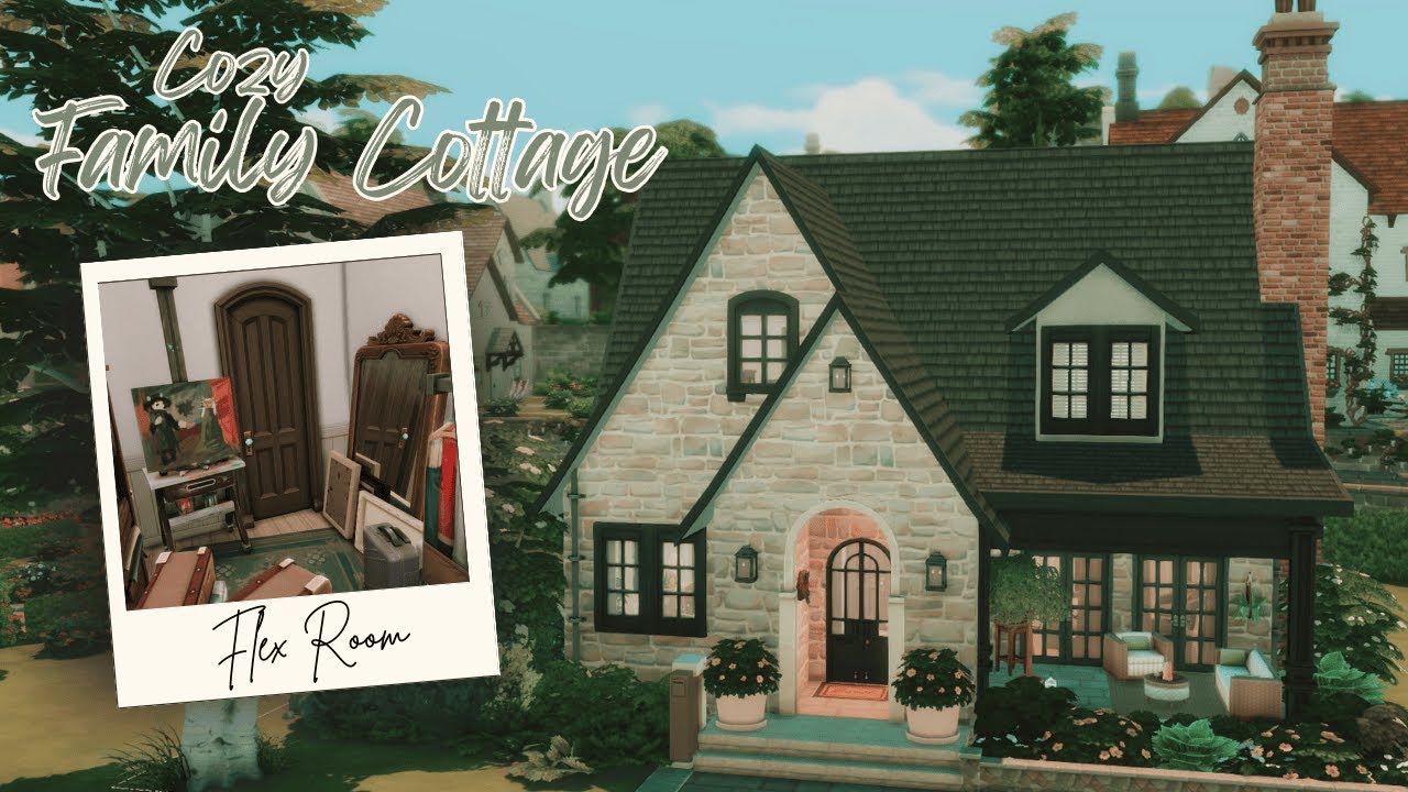 Cozy Family Cottage | Sims 4 Speed Build No CC - YouTube