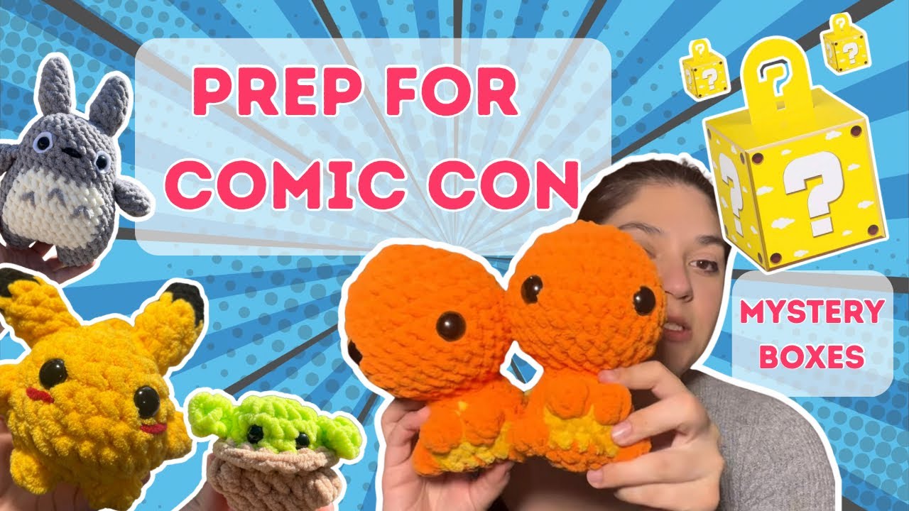 Подготовка к ✨комик-кону ✨ все, что я связала крючком за 2 недели (схемы по ссылкам)