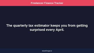 Freelancer Finance Tracker — Never Miss an Invoice or Tax Deadline Again