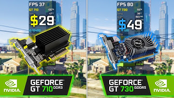 GT 710 DDR3 vs GT 730 GDDR5 - Test in 7 Games