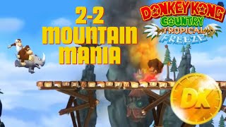 [Donkey Kong Country Tropical Freeze] Time Trials 2-2 Mountain Mania Shiny Gold 100%