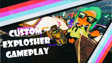 Custom Explosher Gameplay - Splatoon 3 | Anarchy Battle (TC)