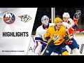 NHL Highlights | Islanders @ Predators 2/13/20