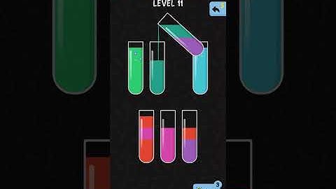 water color sort || Level 11 || GamePlay