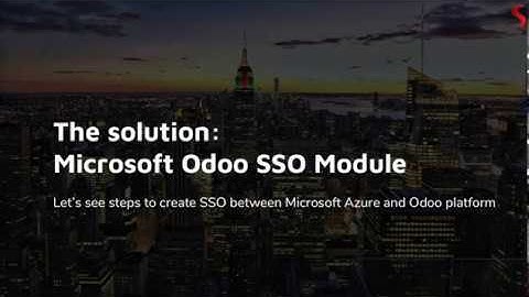 Microsoft Azure  | Odoo SSO Integration - SerpentCS