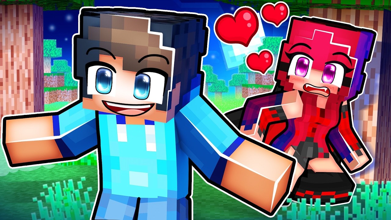 ENAMORÉ a una CHICA VAMPIRO en Minecraft!