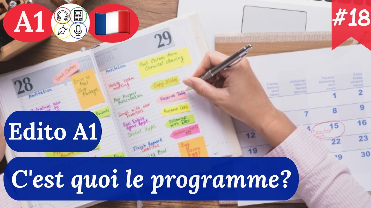 Study A1 French with Me - Session 18 (Edito A1, Unité 5) - YouTube