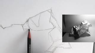 STILL LIFE - Crumpled Paper ART 1 - YouTube