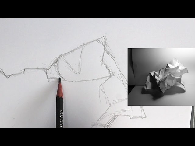 STILL LIFE - Crumpled Paper ART 1 - YouTube