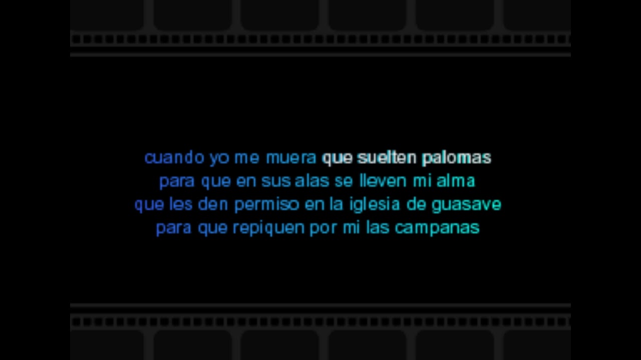 cuando yo me muera karaoke YouTube